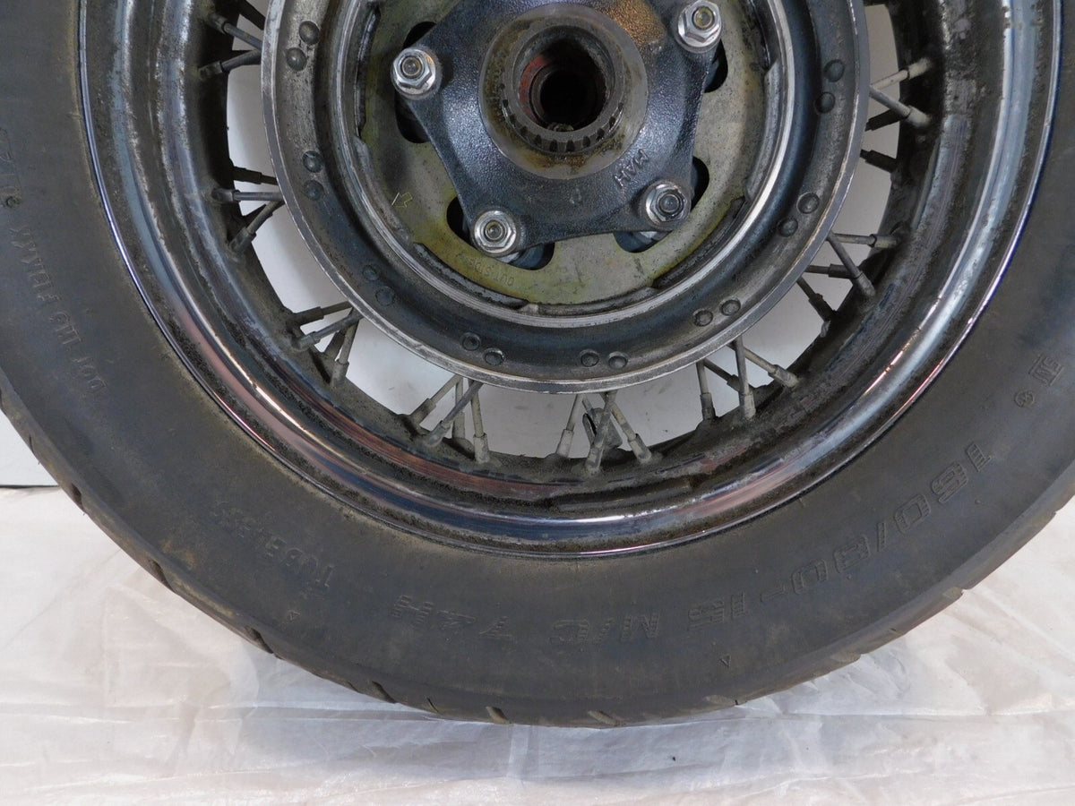 2004-2006 Honda VT750 VT750C Shadow Aero 750 Chrome Laced Rear Wheel Rim & Tire - C3 Cycle