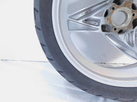2001-2005 BMW F650 CS F650CS Scarver Silver Rear Rim Wheel & Tire - 36317681009 - C3 Cycle