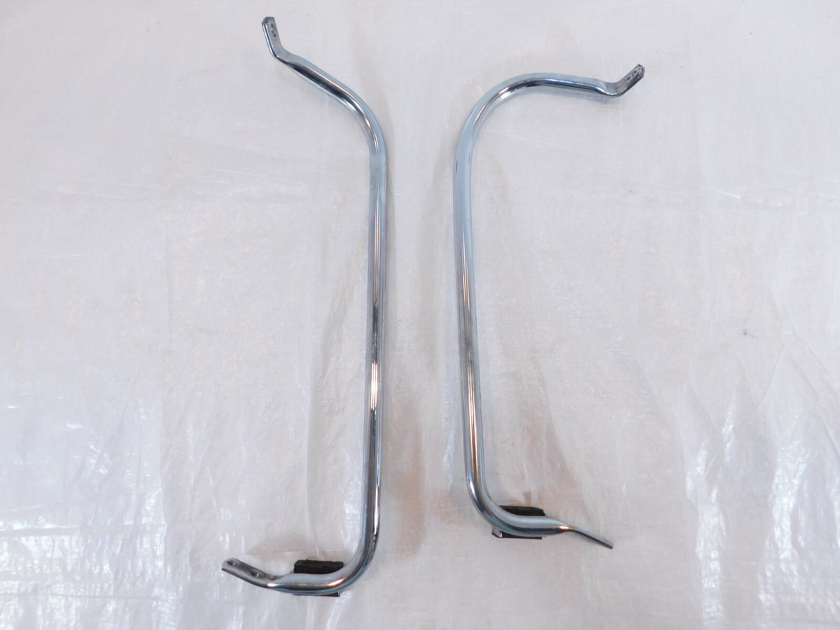 Harley Davidson Road King & Street Glide Left & Right Chrome Saddlebag Bracket - C3 Cycle
