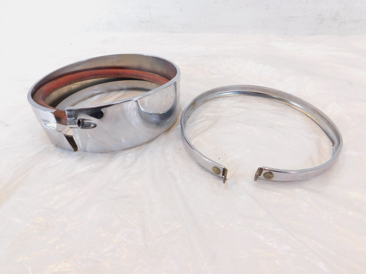 Harley Davidson Ironhead Sportster & 883 1200 Front Headlight Retaining Rings - C3 Cycle