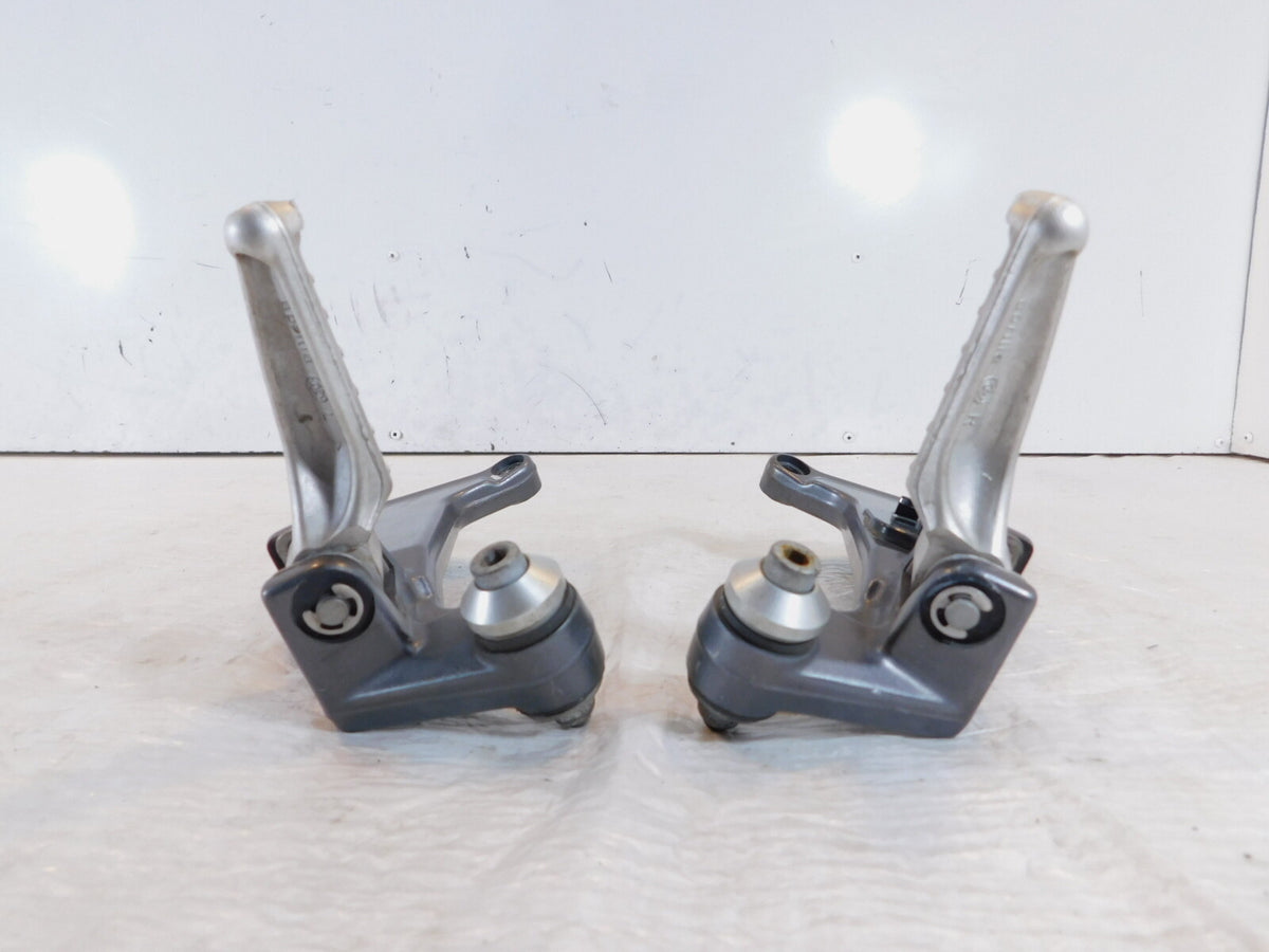 2002-2003 Aprilia SL1000 Falco Grey Left/Right Footrest Foot Peg Mounts