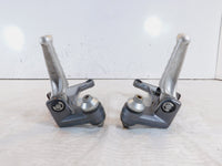 2002-2003 Aprilia SL1000 Falco Grey Left/Right Footrest Foot Peg Mounts