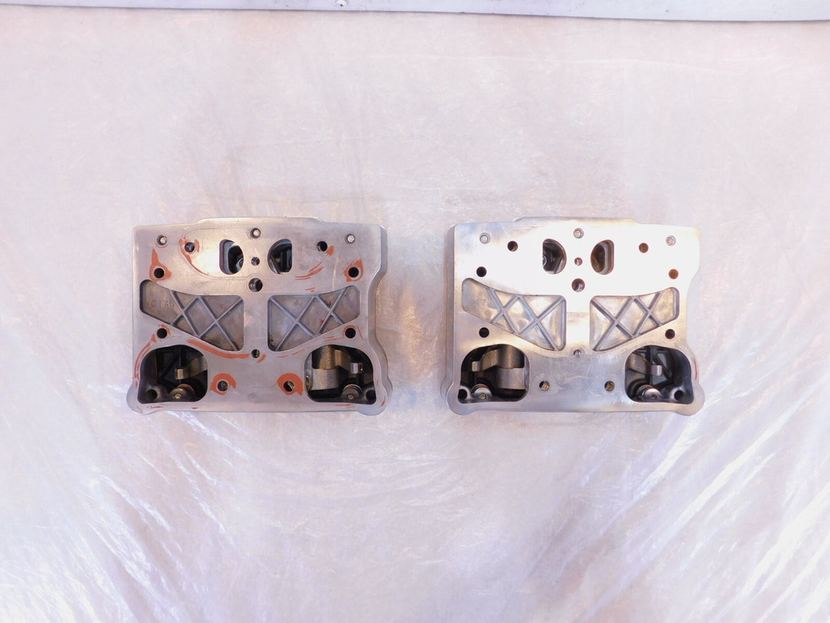 Harley Davidson Touring Dyna & Softail Black Wrinkle Cylinder Head Rocker Boxes - C3 Cycle