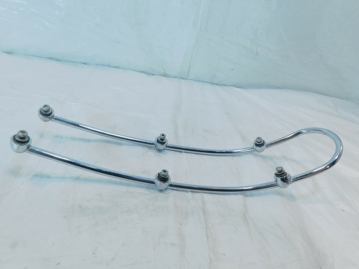 2004 04 Kawasaki Vulcan 1500 VN1500 Nomad Fi Right Saddlebag Upper Rail Guard - C3 Cycle