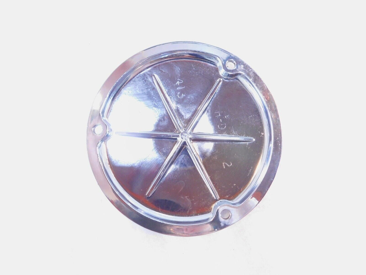 Harley Davidson Evo Softail Dyna & FXR Left Engine Chrome Derby Clutch Cover - C3 Cycle