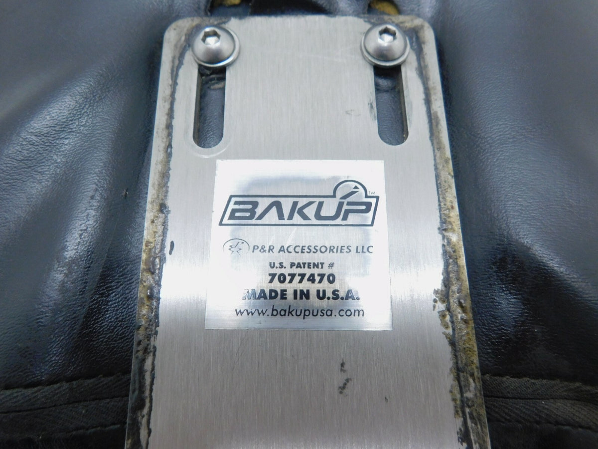 99 Yamaha Road Star XV1600 Silverado BAKUP Front Rider Driver Backrest - Damage - C3 Cycle
