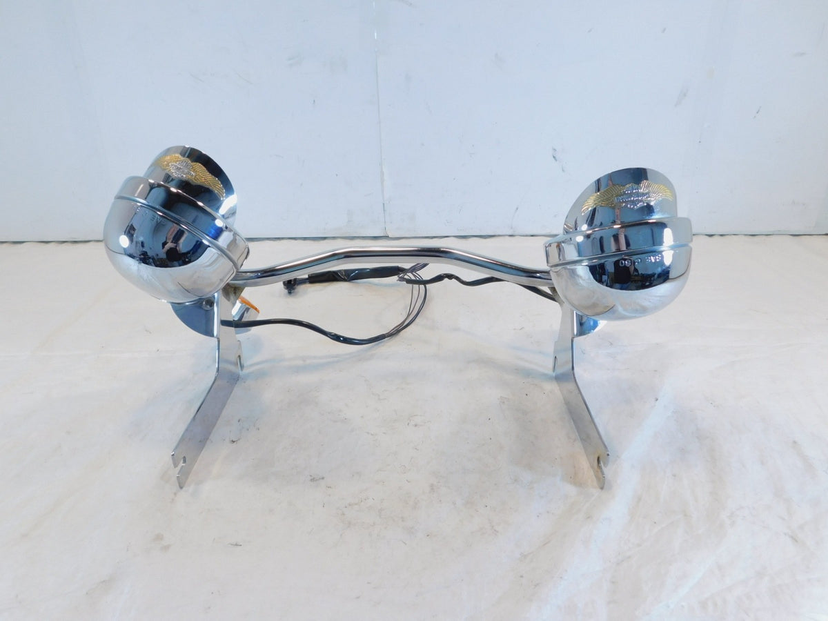 Harley Davidson Touring Road King & Electra Glide Fog Auxiliary Light Bar - C3 Cycle