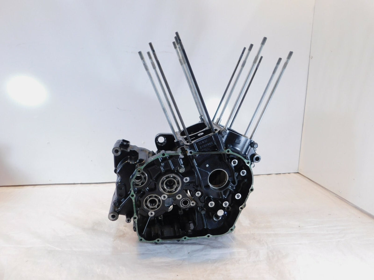 Honda VT1100 VT1100C2 Shadow 1100 Sabre Black Engine Motor Crankcase Crank Case - C3 Cycle