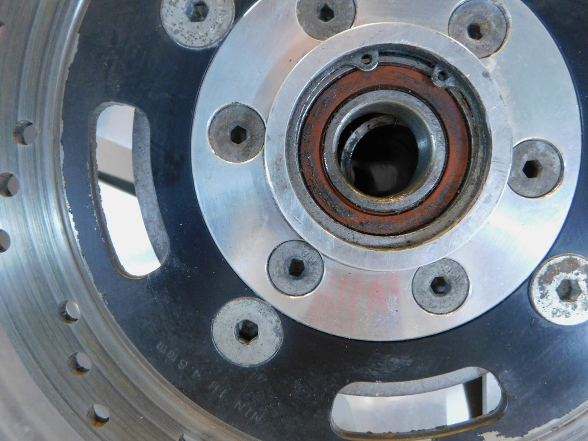 1995 & 1996 Buell M2 Thunderbolt Marchesini Silver Rear Wheel Rim & Tire - C3 Cycle