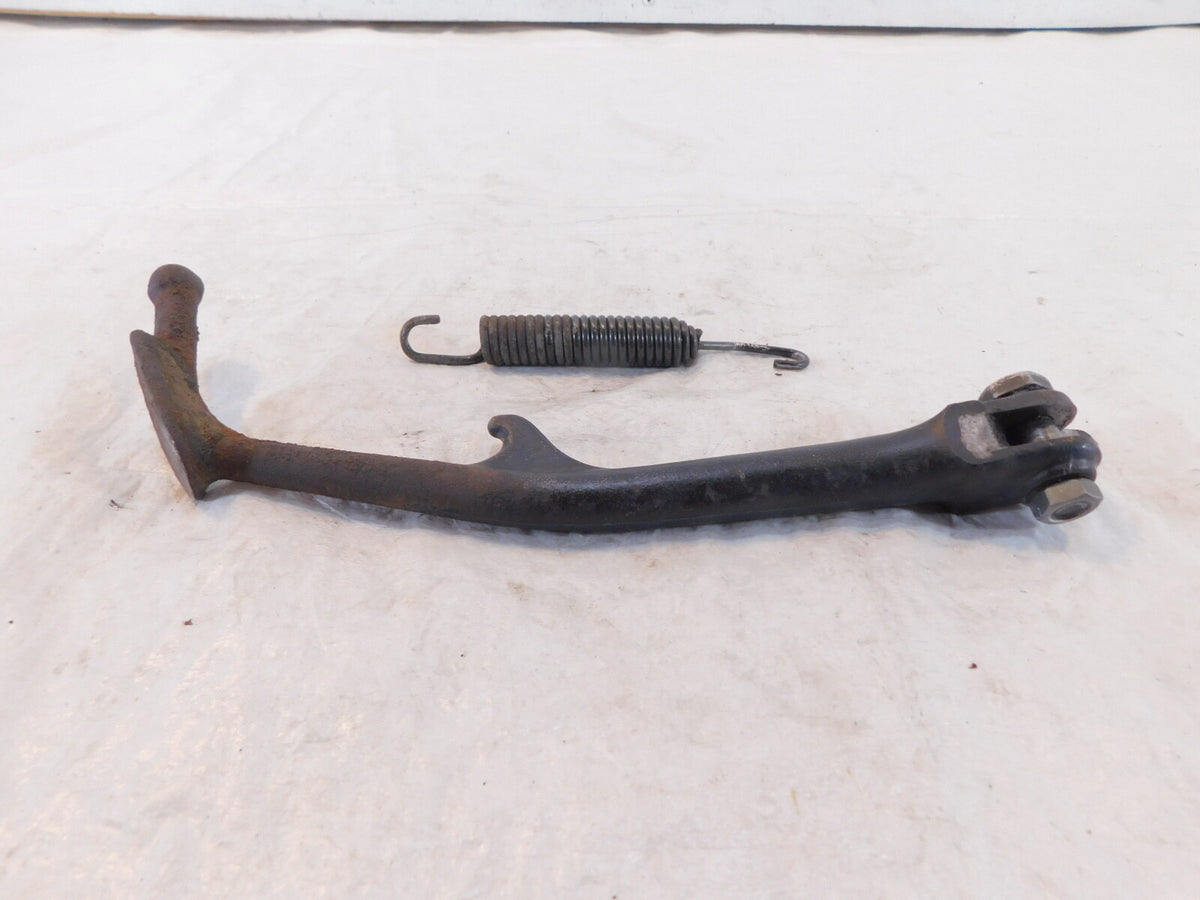 1982 82 Yamaha XJ750 Maxim 750 Black Kick Side Stand Kickstand Prop w/ Spring - C3 Cycle