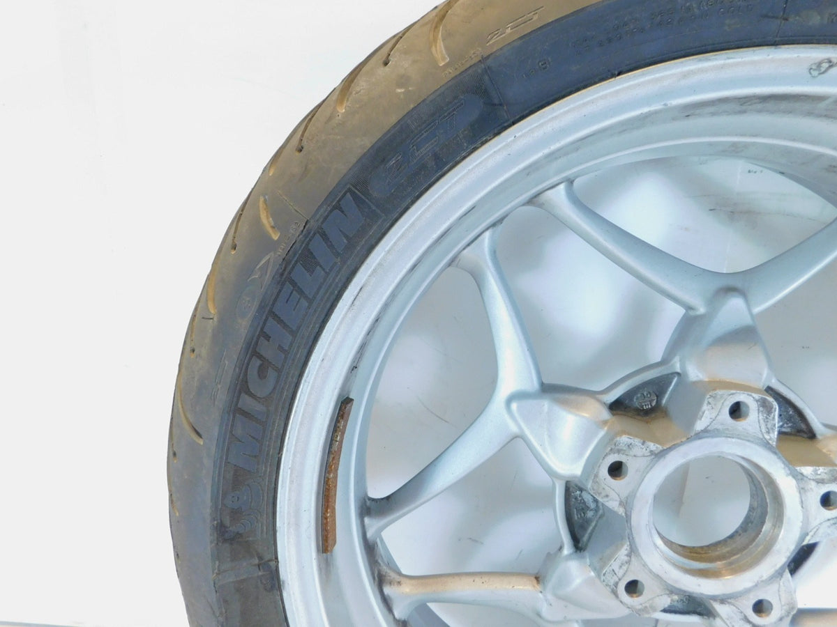 2005-2013 BMW R1200RT R1200ST R1200 RT ST R900RT Silver Back Rear Wheel w/ Tire - C3 Cycle