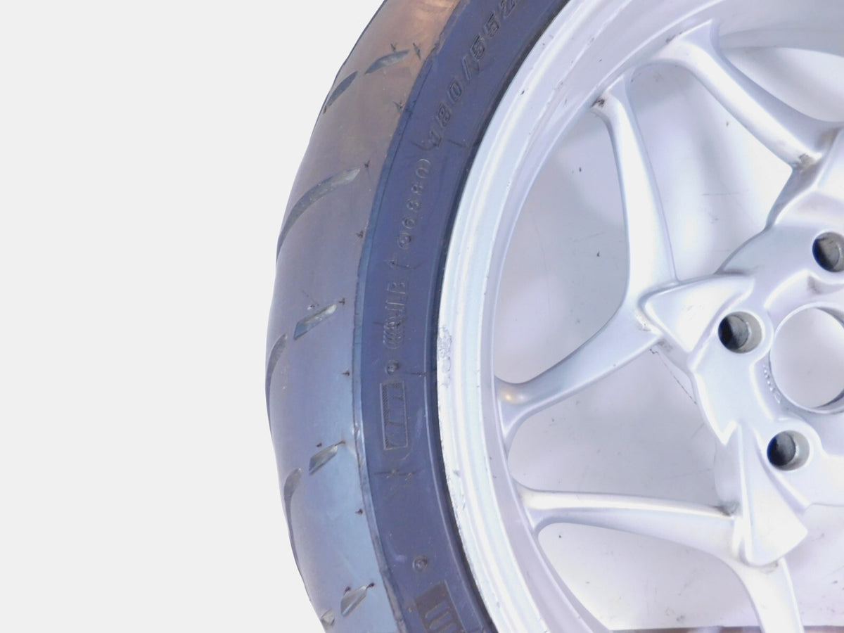 2005-2013 BMW R1200RT R1200ST R1200 RT ST R900RT Silver Back Rear Wheel & Tire - C3 Cycle