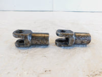 Harley Davidson Softail Deluxe Rear Passenger Footpeg Footrest Mount Brackets - C3 Cycle