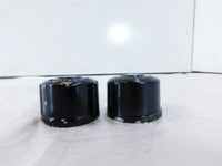 Harley Davidson Touring Dyna & Softail Willie G Skull Front Axle Nut Covers - C3 Cycle