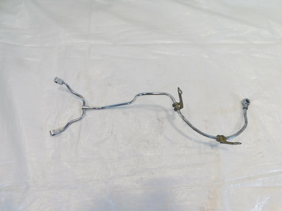 1989-1998 Honda PC800 Pacific Coast 800 Front Cylinder Head Oil Feed Line Pipe - C3 Cycle
