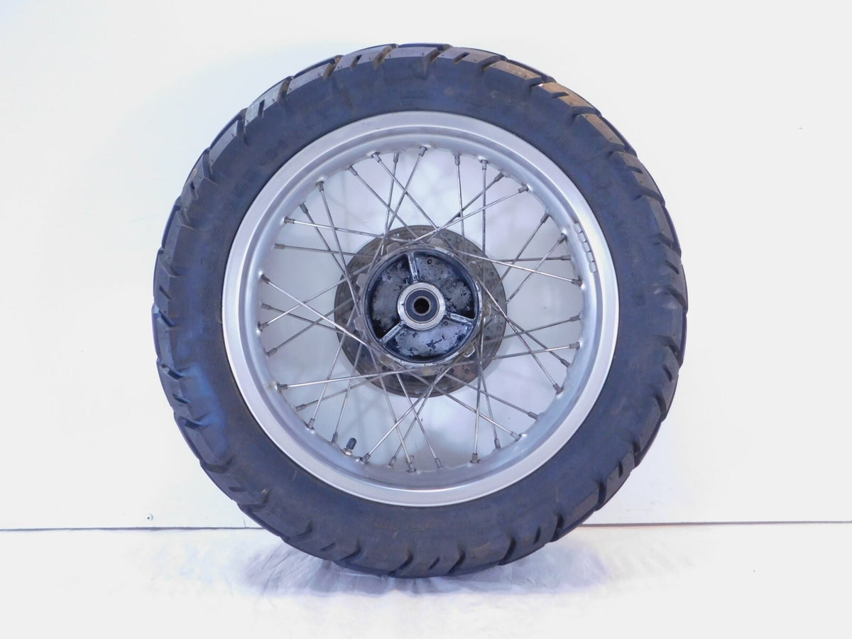 BMW G650GS Sertao & F650GS Dakar Spoked Laced Rear Wheel Rim w/ Tire & Rotor - C3 Cycle