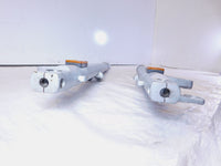 2000-2006 BMW R1150-R R1150R Silver Front Wheel Left/Right Fork Shock Leg Tubes - C3 Cycle