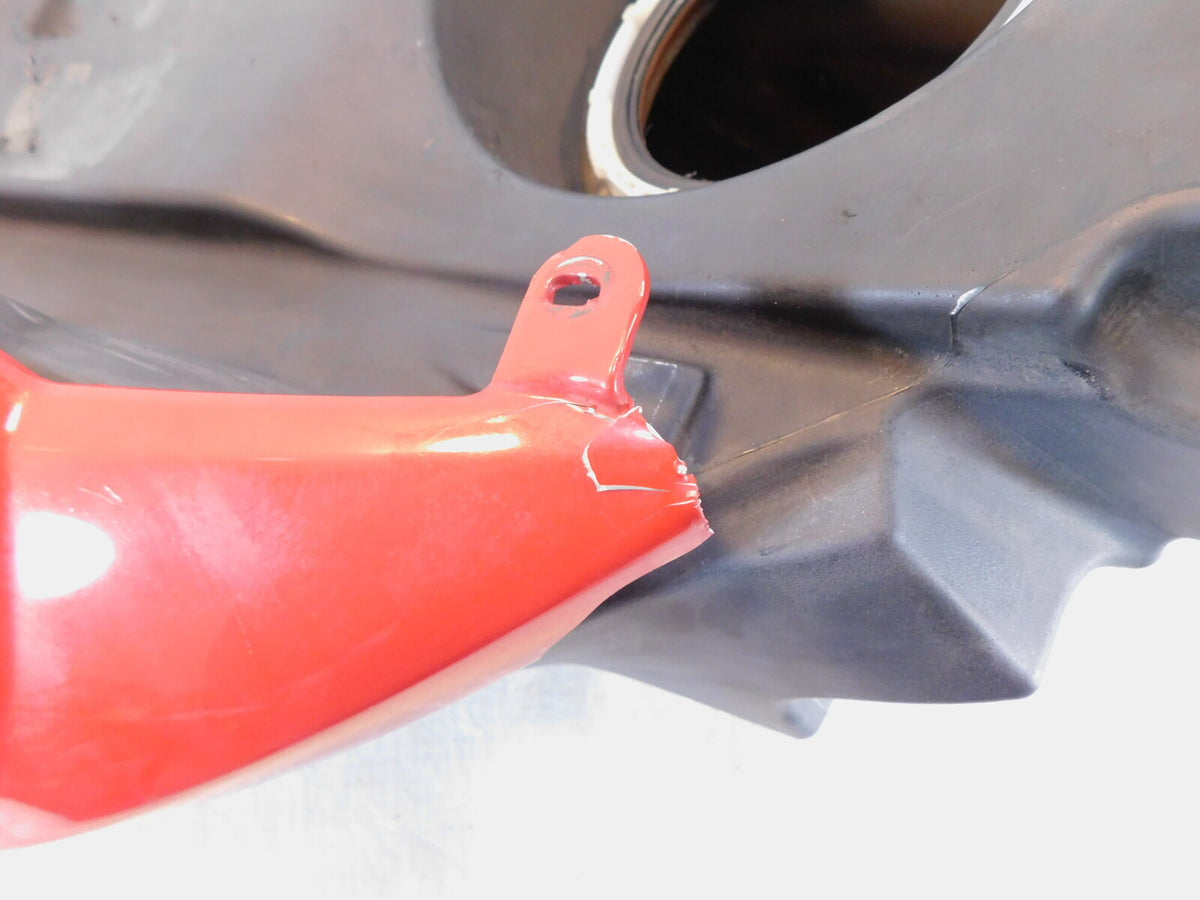 2009-2018 BMW F800 F800R F800GT Black Petrol Gas Fuel Tank & Red Side Fairing - C3 Cycle
