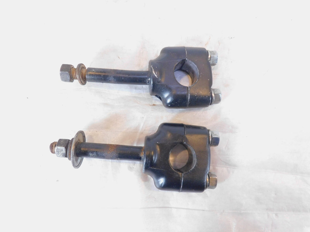Kawasaki LTD Belt KZ440 KZ440A KZ440D Front Handlebar Riser Mount Bracket Clamps - C3 Cycle