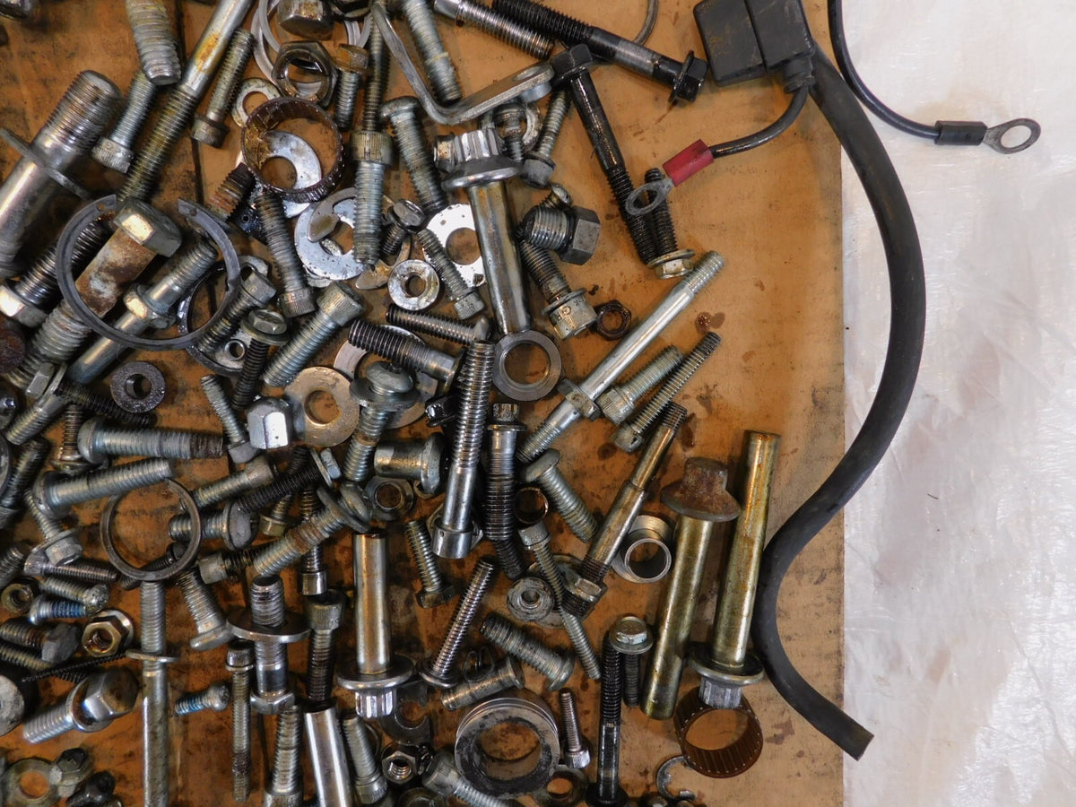 07 Harley Davidson Sportster XL1200C Custom Nuts Bolts Brackets Parts Box Lot - C3 Cycle