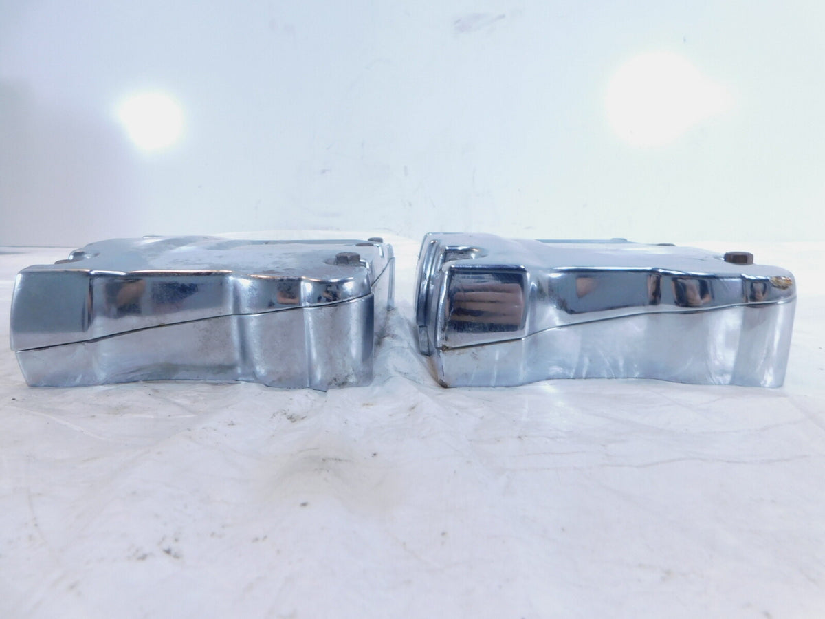 Harley Davidson Touring Dyna & Softail Chrome Cylinder Head Rocker Boxes - C3 Cycle
