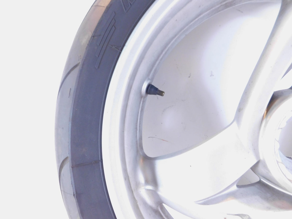 2001-2005 BMW F650CS F650 CS Scarver Silver Rear Rim Wheel & Tire - 36317681009 - C3 Cycle
