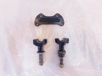 Harley Davidson Sportster 883 & 1200 & Dyna Chrome Handlebar Bar Riser Clamps