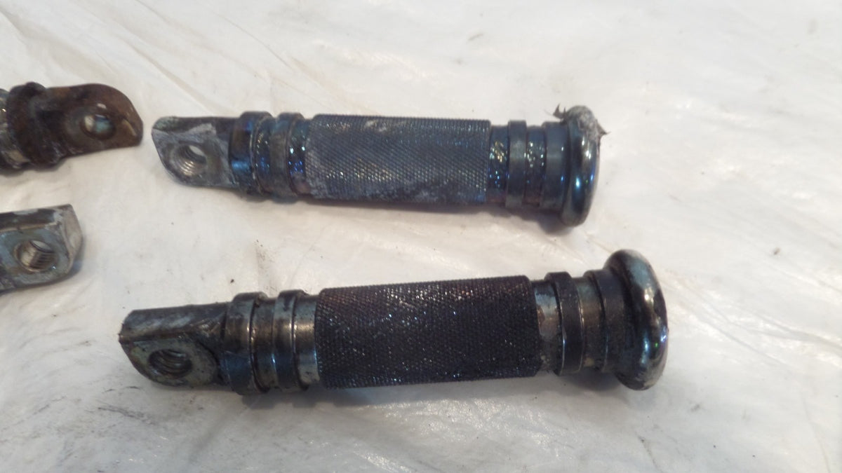 Four Harley Davidson Touring V-Rod Dyna Sportster FXR Softail Footpegs Footrests - C3 Cycle