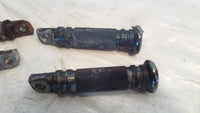 Four Harley Davidson Touring V-Rod Dyna Sportster FXR Softail Footpegs Footrests - C3 Cycle