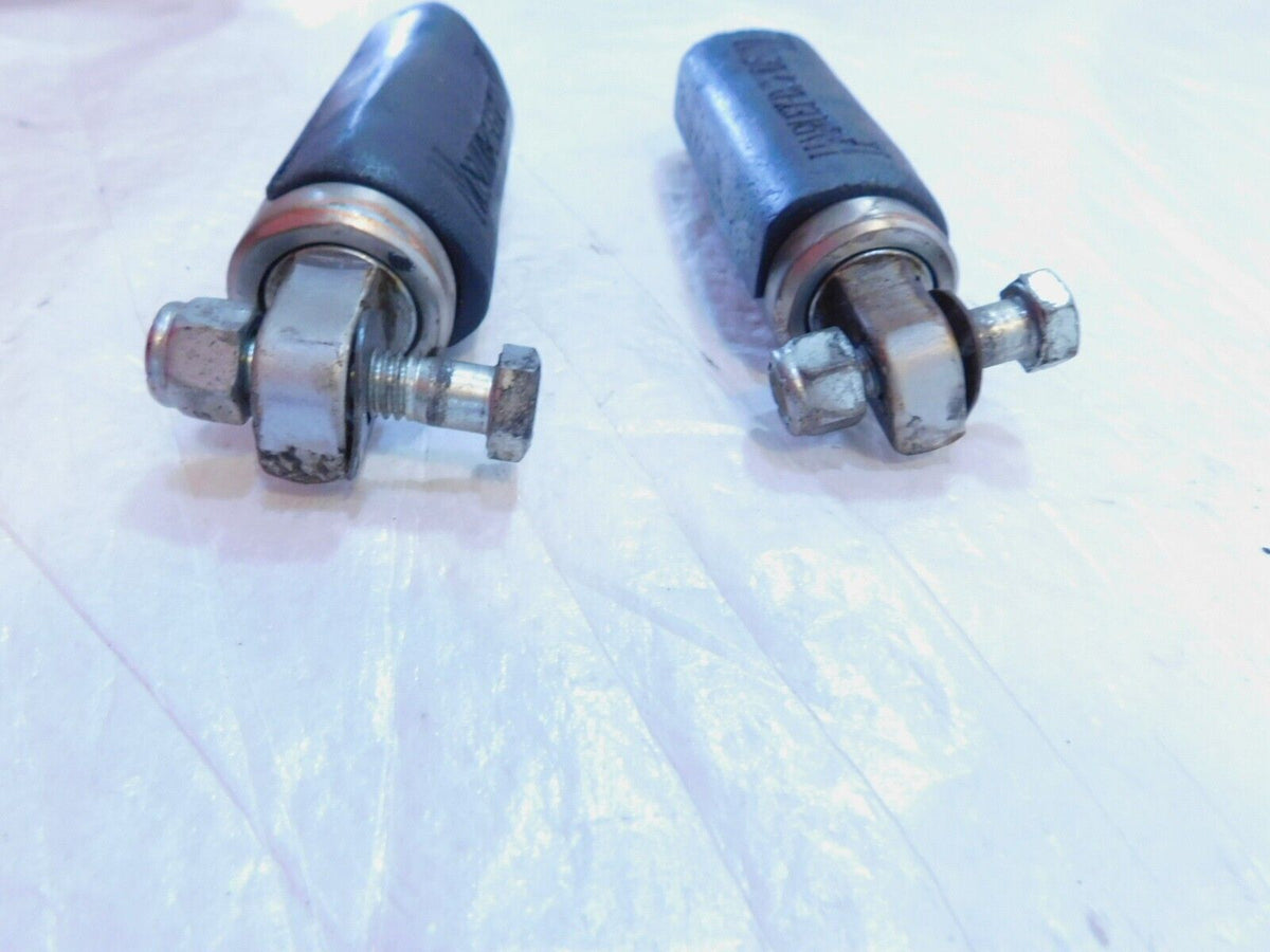 Harley Touring Dyna Sportster & Softail ISO Chrome & Rubber Footpeg Footrests