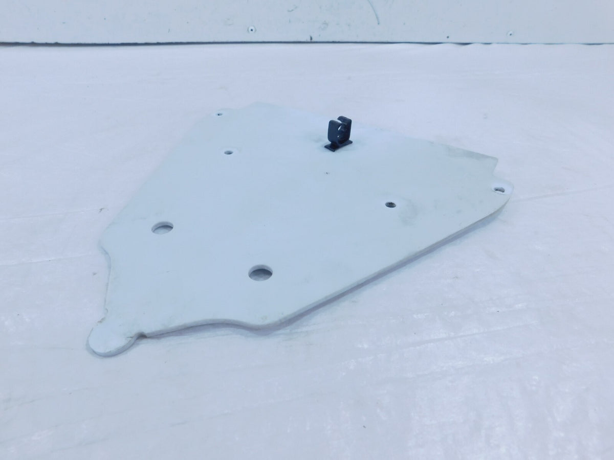 2012 Zero Motorcycle XU White Front Frame Chassis Battery Mudguard Cover Panel - C3 Cycle