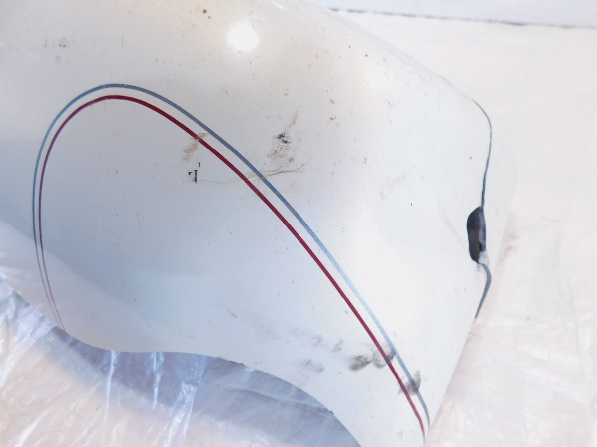 Harley Electra Glide Ultra Classic White Right Lower Fairing Glovebox -For Parts - C3 Cycle