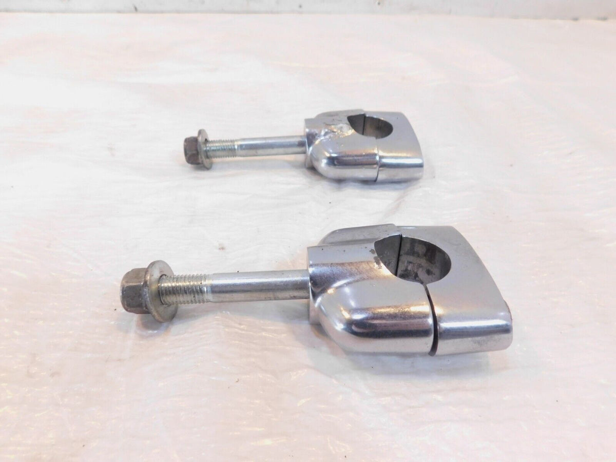86-04 Suzuki Savage 650 LS650P Upper/Lower Handlebar Riser Mount Clamp Brackets - C3 Cycle