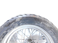 Harley Dyna Softail Sportster 883 1200 Chrome Laced Rear Wheel Rim & Tire -Rust - C3 Cycle