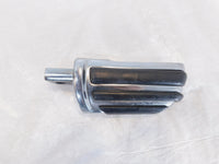 Harley Touring Dyna Sportster & Softail Chrome & Rubber Right Footpeg Footrest - C3 Cycle