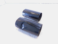 Harley TRoad King & Electra Glide & Softail Black Front Fork Slider Cover Tins - C3 Cycle