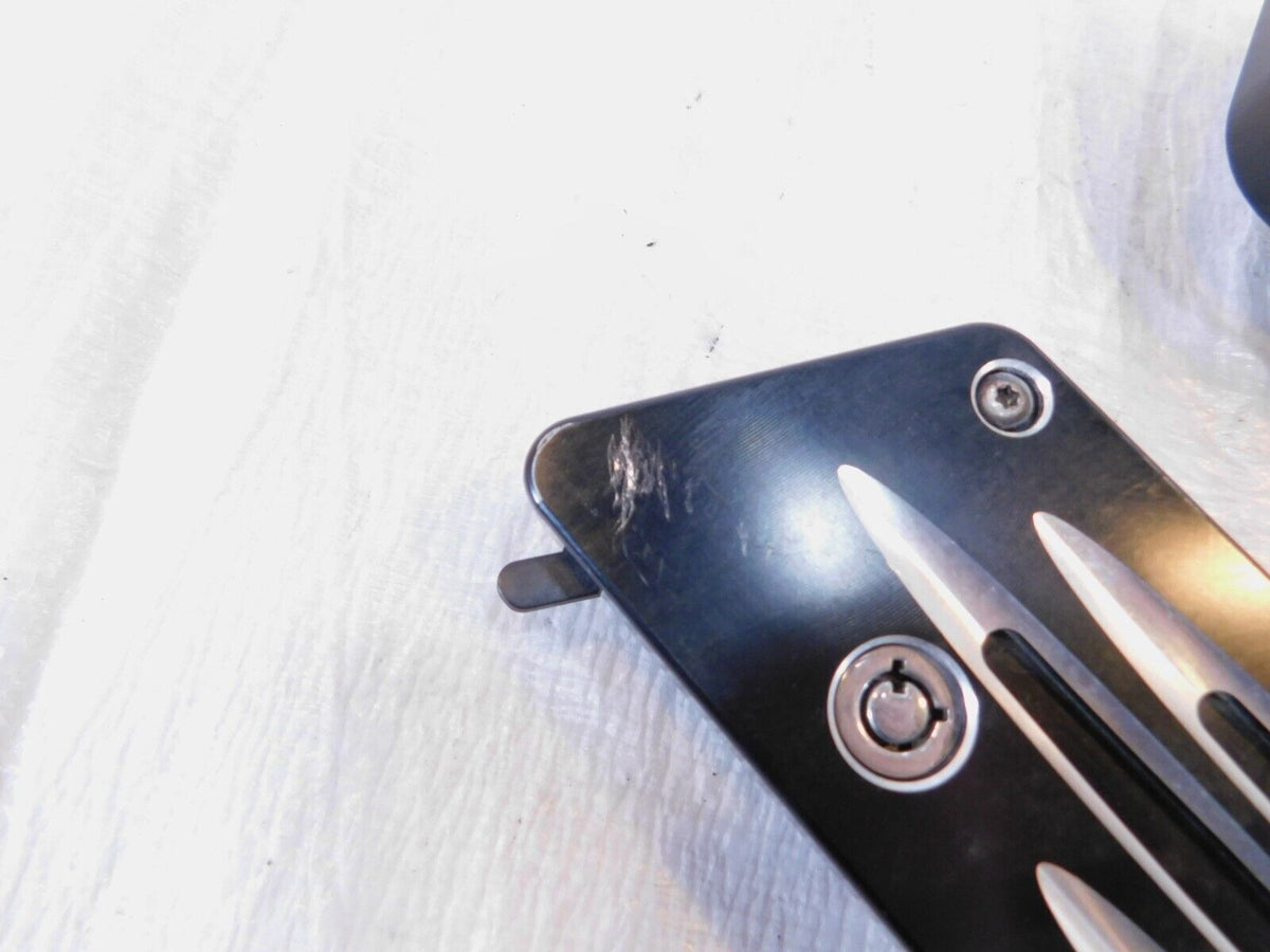Harley Touring Electra Street Glide Road King Red Right Saddlebag Latch Cover - C3 Cycle