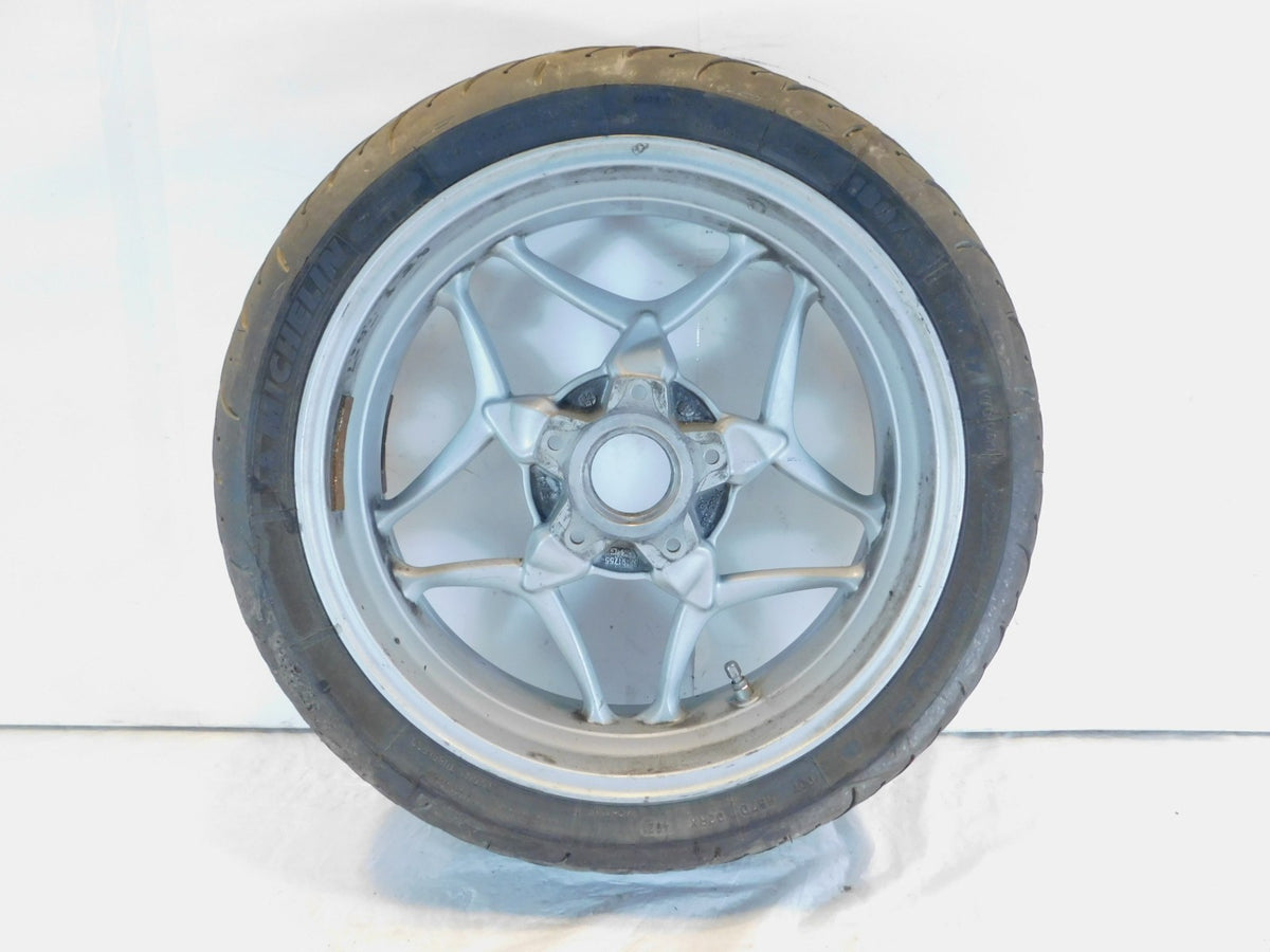2005-2013 BMW R1200RT R1200ST R1200 RT ST R900RT Silver Back Rear Wheel w/ Tire - C3 Cycle