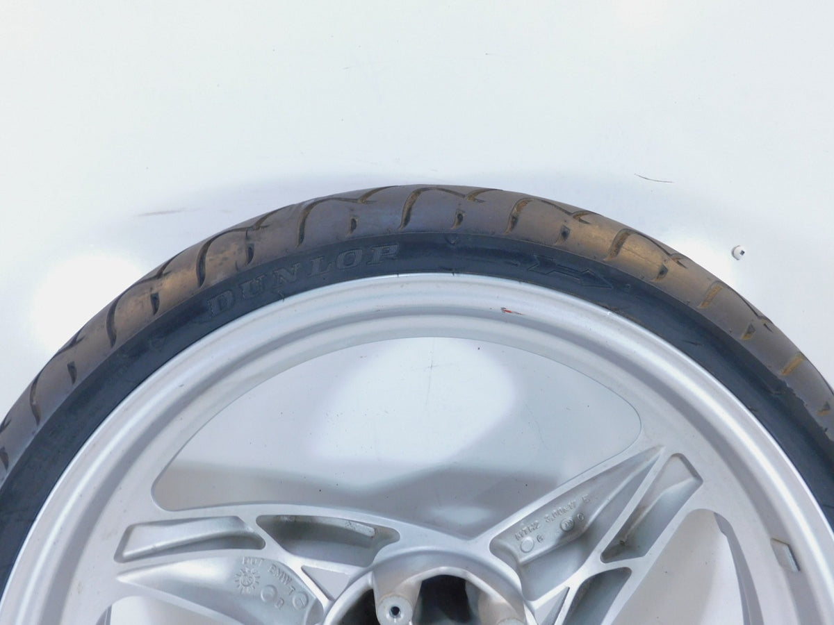 2001 2002 2003 2004 2005 BMW F650CS F650 CS Silver Front Wheel Rim & Tire - C3 Cycle