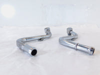 1988-1989 Goldwing GL1500 Chrome Air Feed Tubing Pipes (A) Pair 16300-MN5-004