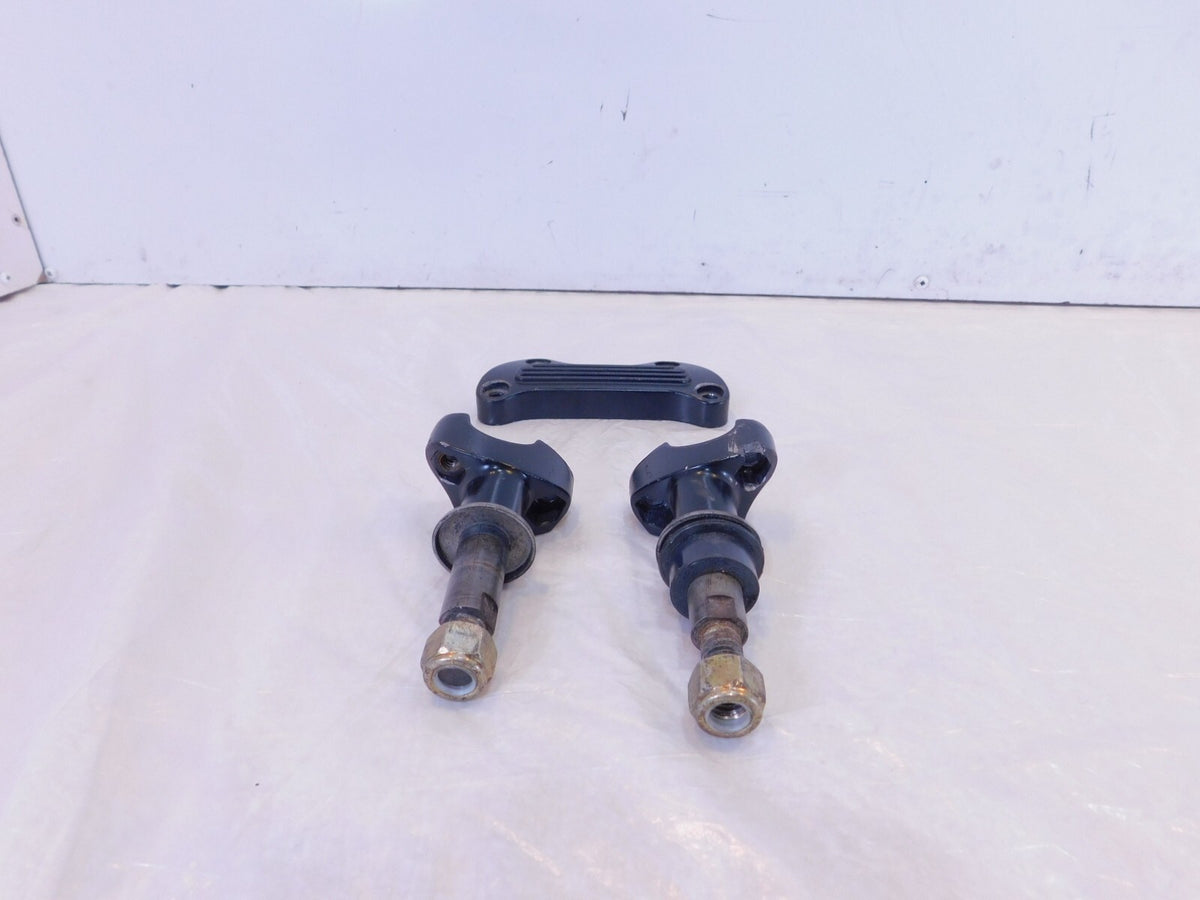Harley Davidson Sportster 883 & 1200 & Dyna Chrome Handlebar Bar Riser Clamps