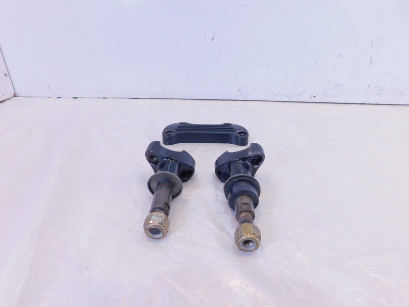 Harley Davidson Sportster 883 & 1200 & Dyna Chrome Handlebar Bar Riser Clamps
