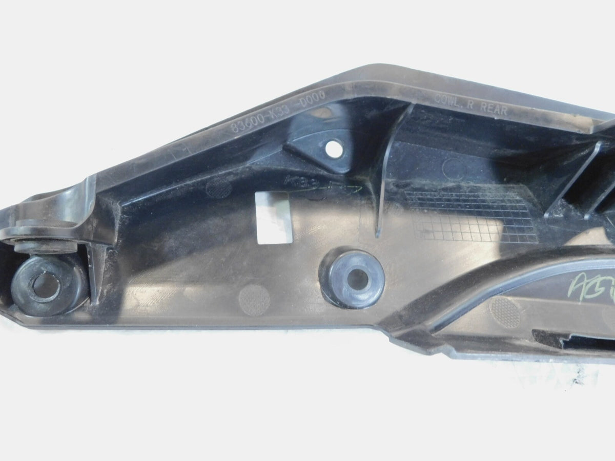 Honda CBR300R CB300F Black Right Rear Back Tail Cover Cowl Cowling Fairing Panel - C3 Cycle