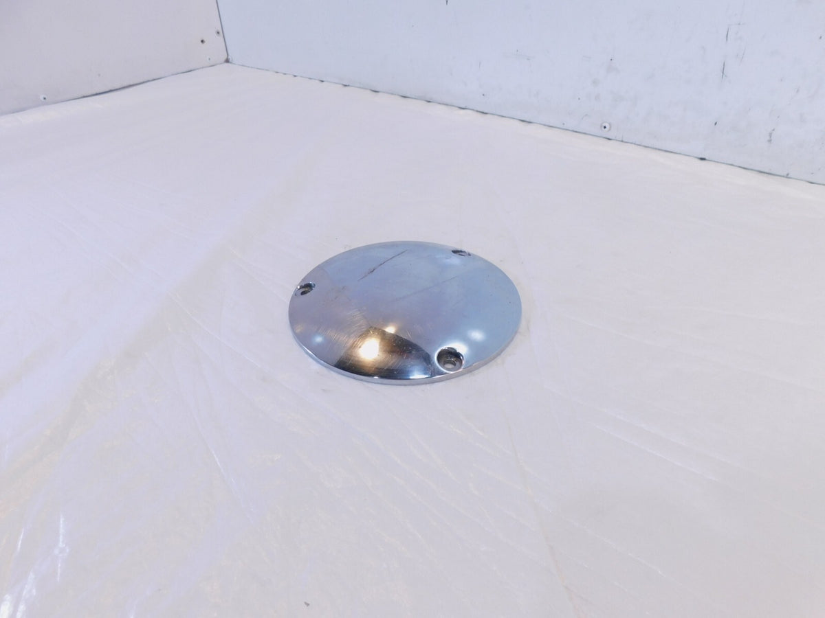 Harley Evo Softail Dyna & FXR Left Engine Motor Chrome Derby Clutch Cap Cover - C3 Cycle