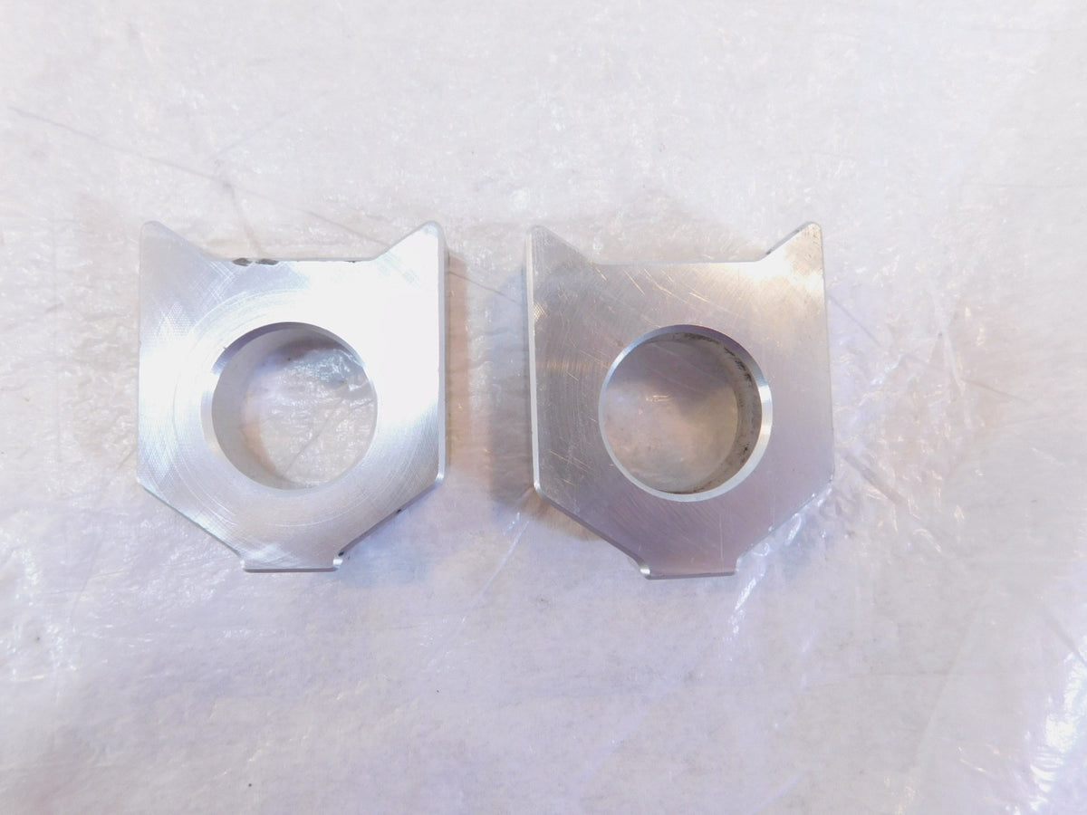 Triumph Speed Triple Daytona Rear Wheel Left & Right Chain Adjuster Blocks - C3 Cycle