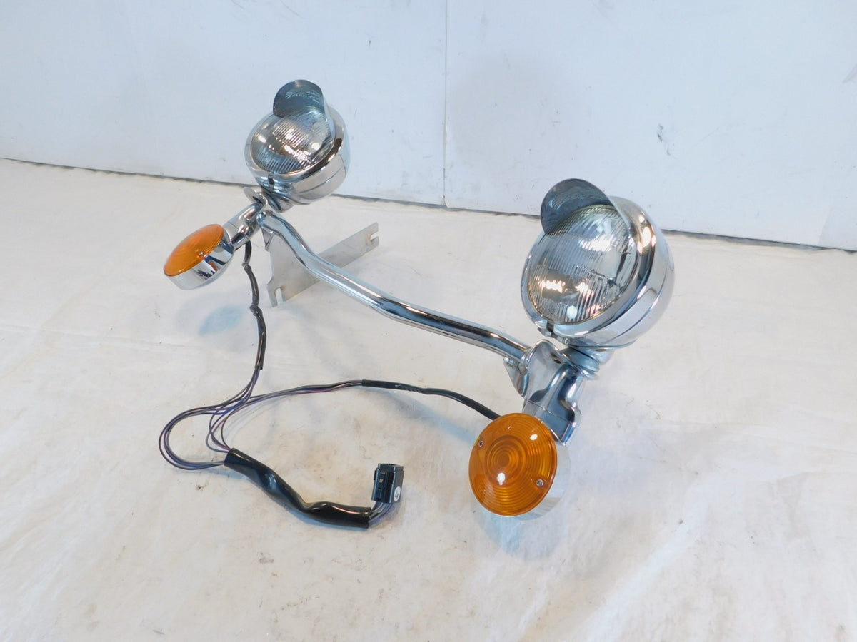 Harley Davidson Touring Road King & Electra Glide Fog Auxiliary Light Bar - C3 Cycle