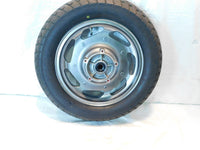 Kawasaki Vulcan VN1600 Nomad 1600 Classic OEM Silver Front Cast Wheel Rim & Tire - C3 Cycle
