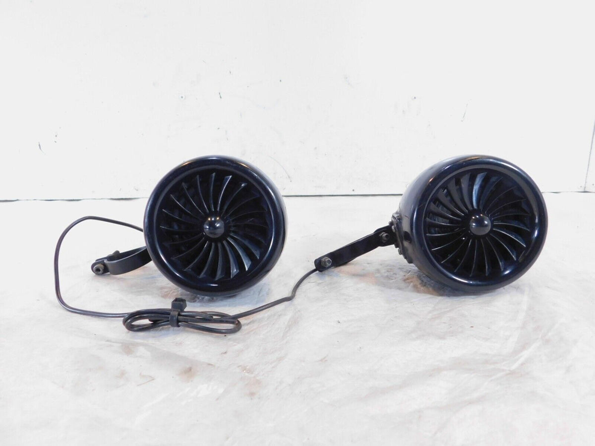 Honda Shadow Aero 750 VT750C Dual Front Handlebar Radio Audio Speakers & Clamps - C3 Cycle
