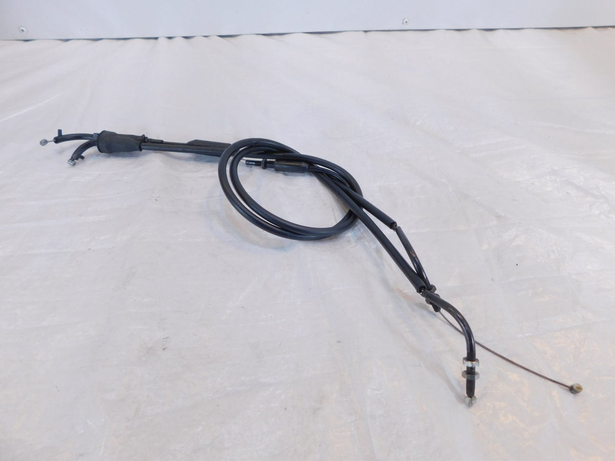 2008-12 Triumph Street Triple 675 675R Handlebar Push/Pull Throttle Cable Lines - C3 Cycle
