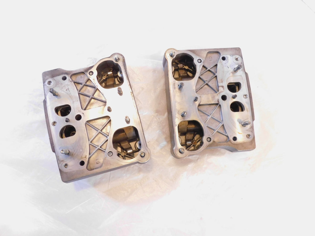 Harley Painted Twin Cam Touring Dyna & Softail Cylinder Head Cover Rocker Boxes - C3 Cycle